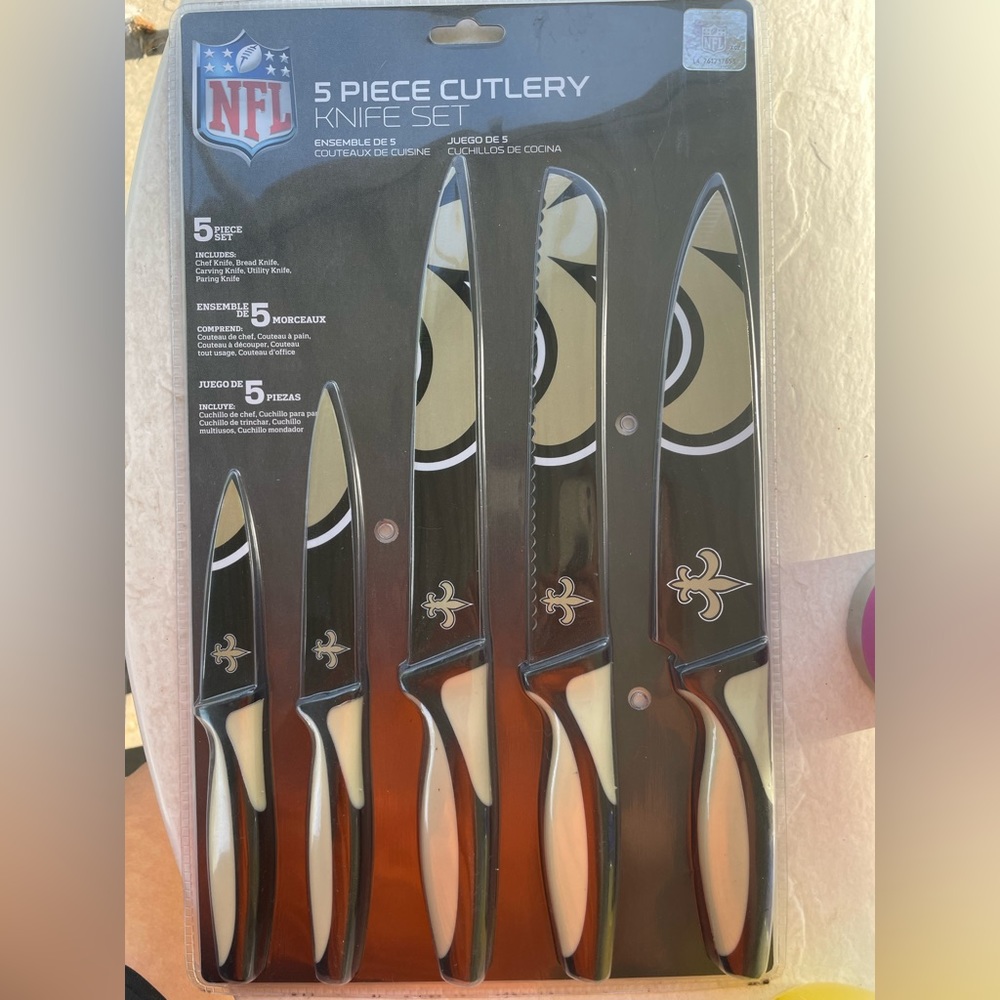 5 piece cutlery knife set